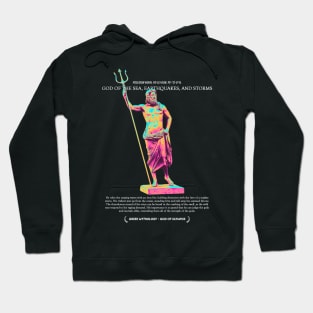 Poseidon, God of Sea, Earthquakes, and Storms - Greek Myth #003 Hoodie